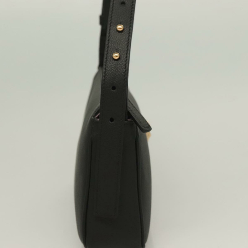 【日本直送】VERSACE 肩背包 皮革 黑金 正品 130273-3