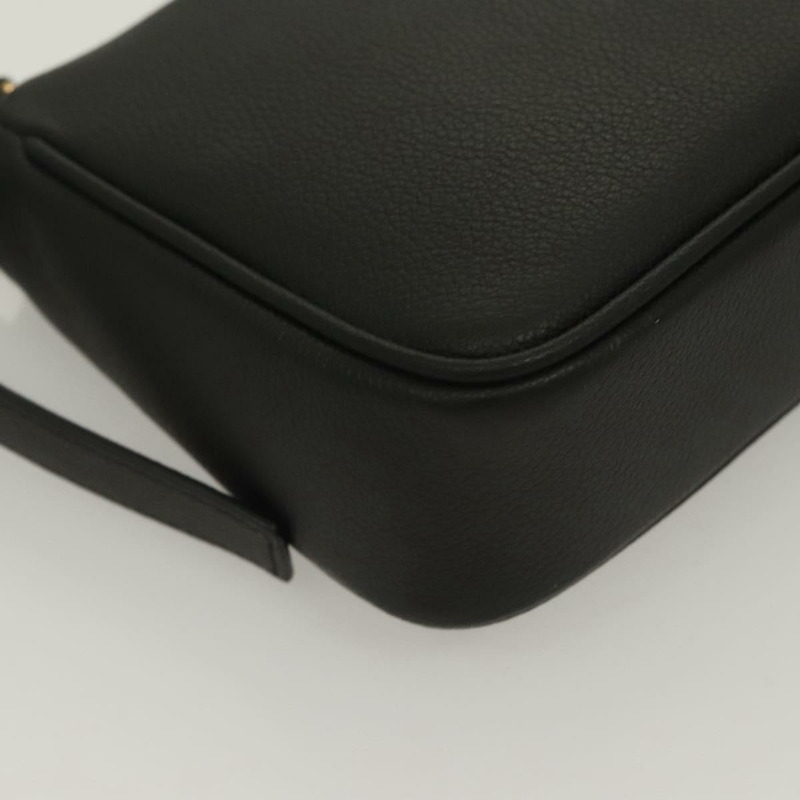 【日本直送】VERSACE 肩背包 皮革 黑金 正品 130273-13