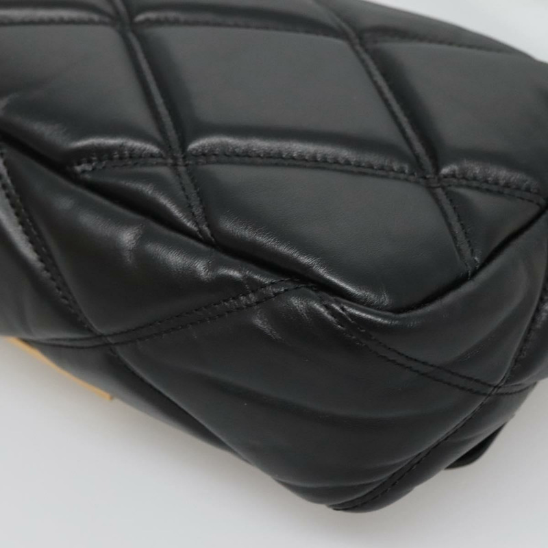 【日本直送】VERSACE 鏈條手提包 皮革 3 款 黑色 金色 正品 130283-16