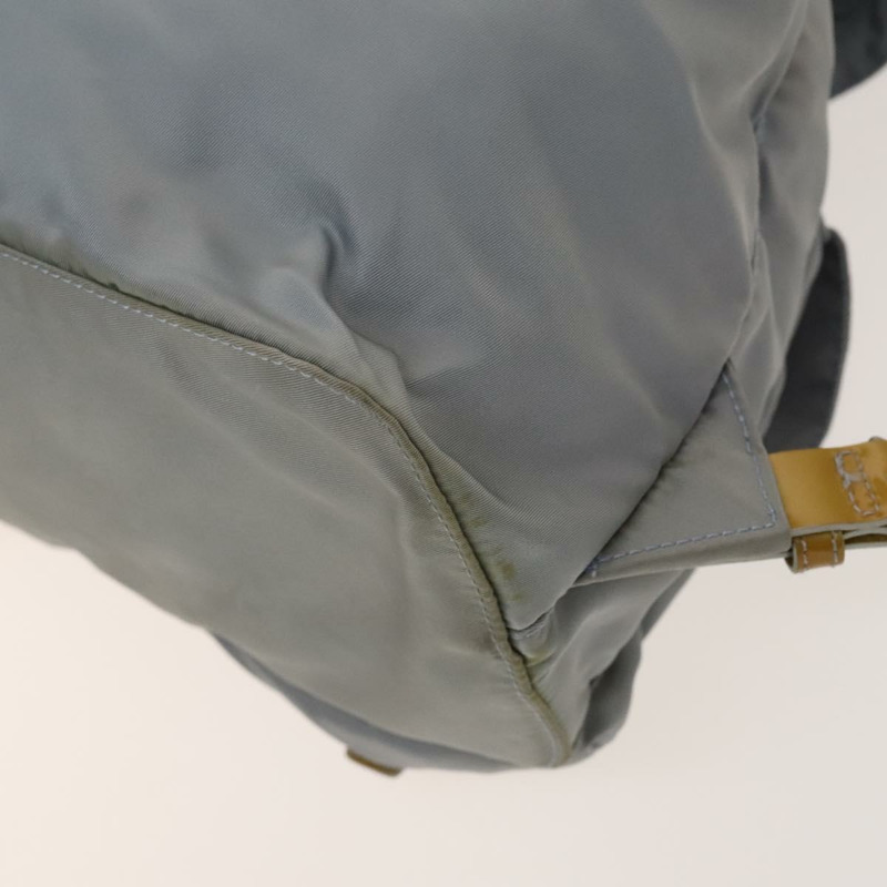 【日本直送】PRADA 背包尼龍淺藍色銀色正品 130642-16