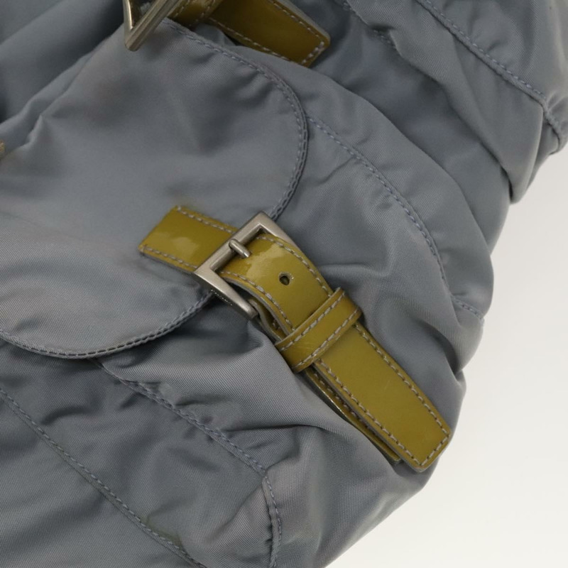 【日本直送】PRADA 背包尼龍淺藍色銀色正品 130642-25