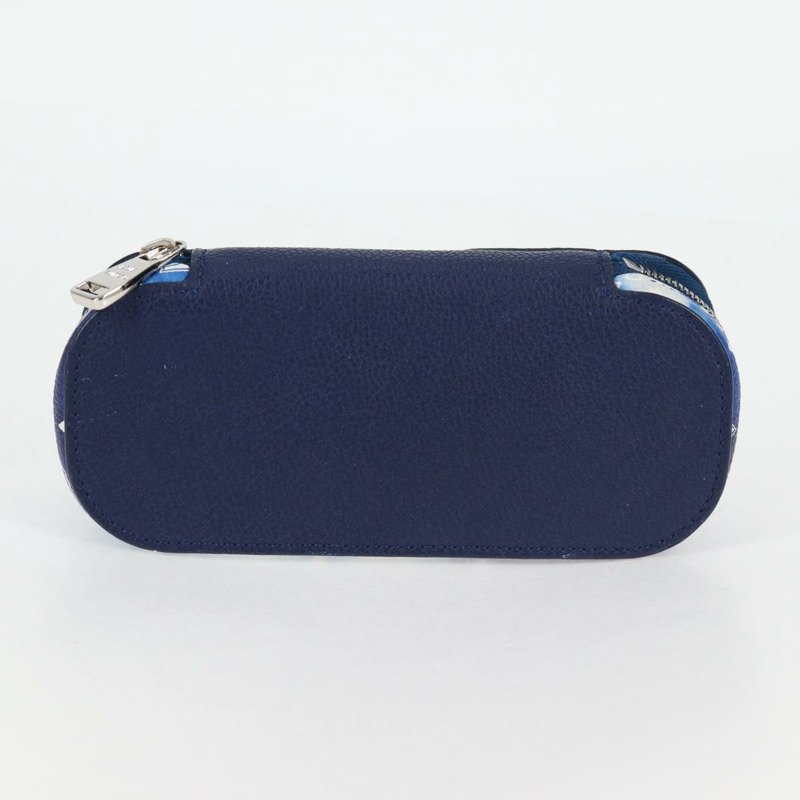 【日本直送】路易威登 Bandana Etui Lunet GM 眼鏡盒 藍色 GI0764 正品 131099M-5