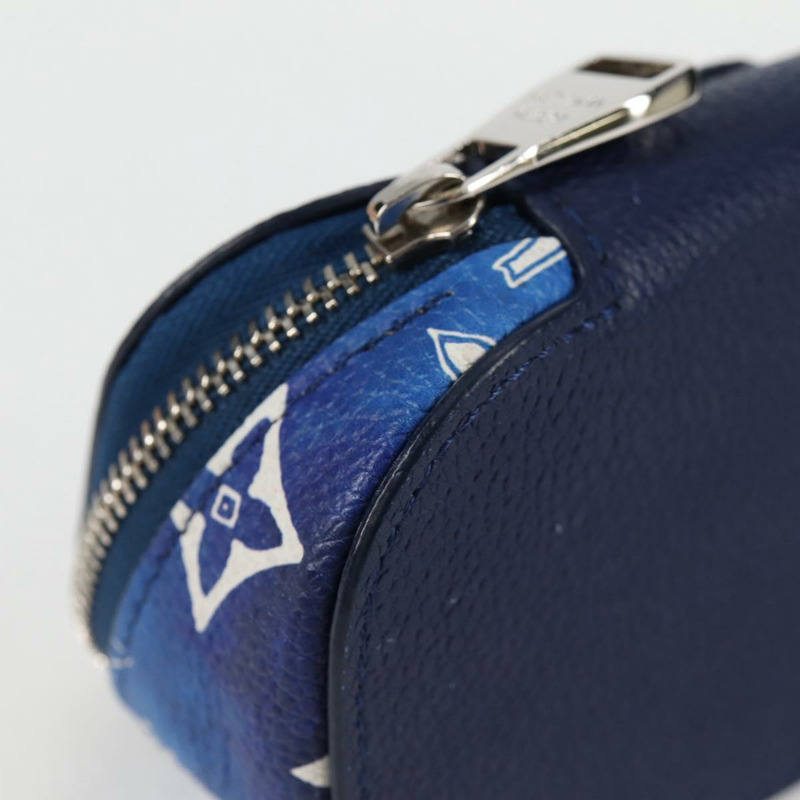 【日本直送】路易威登 Bandana Etui Lunet GM 眼鏡盒 藍色 GI0764 正品 131099M-6