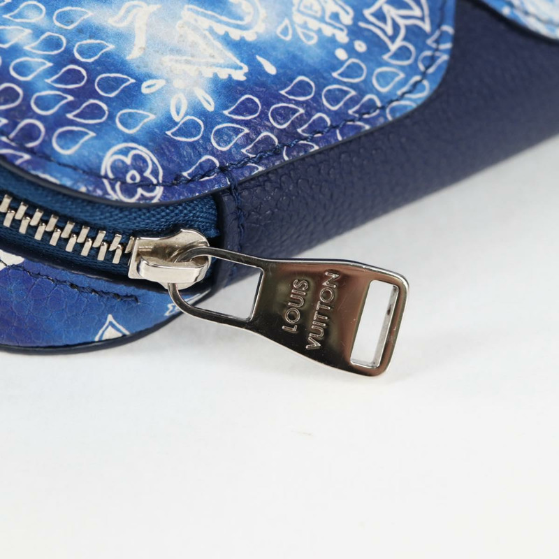 【日本直送】路易威登 Bandana Etui Lunet GM 眼鏡盒 藍色 GI0764 正品 131099M-7