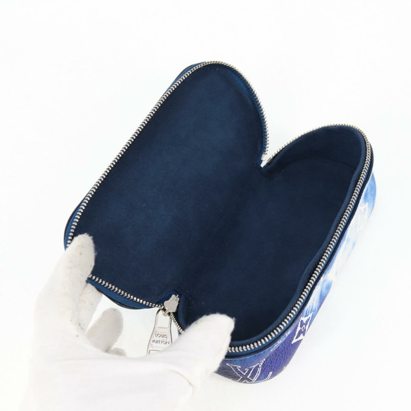 【日本直送】路易威登 Bandana Etui Lunet GM 眼鏡盒 藍色 GI0764 正品 131099M-8