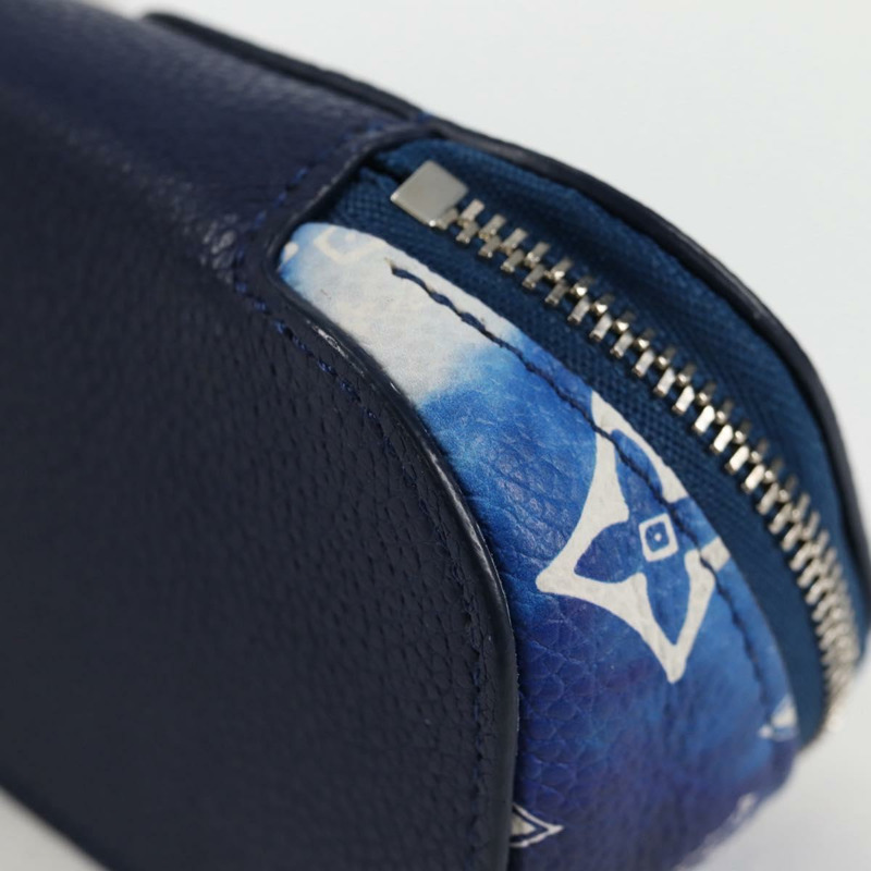 【日本直送】路易威登 Bandana Etui Lunet GM 眼鏡盒 藍色 GI0764 正品 131099M-13