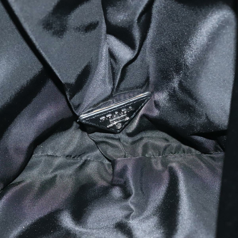 【日本直送】PRADA 手提包 尼龍 黑色 銀色 正品 130993-9