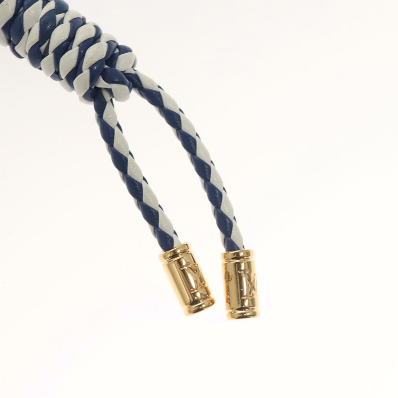 【日本直送】路易威登航海結飾皮革藍色白金 M01816 LV 授權 131098-3