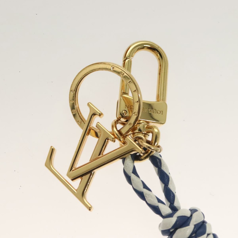 【日本直送】路易威登航海結飾皮革藍色白金 M01816 LV 授權 131098-6