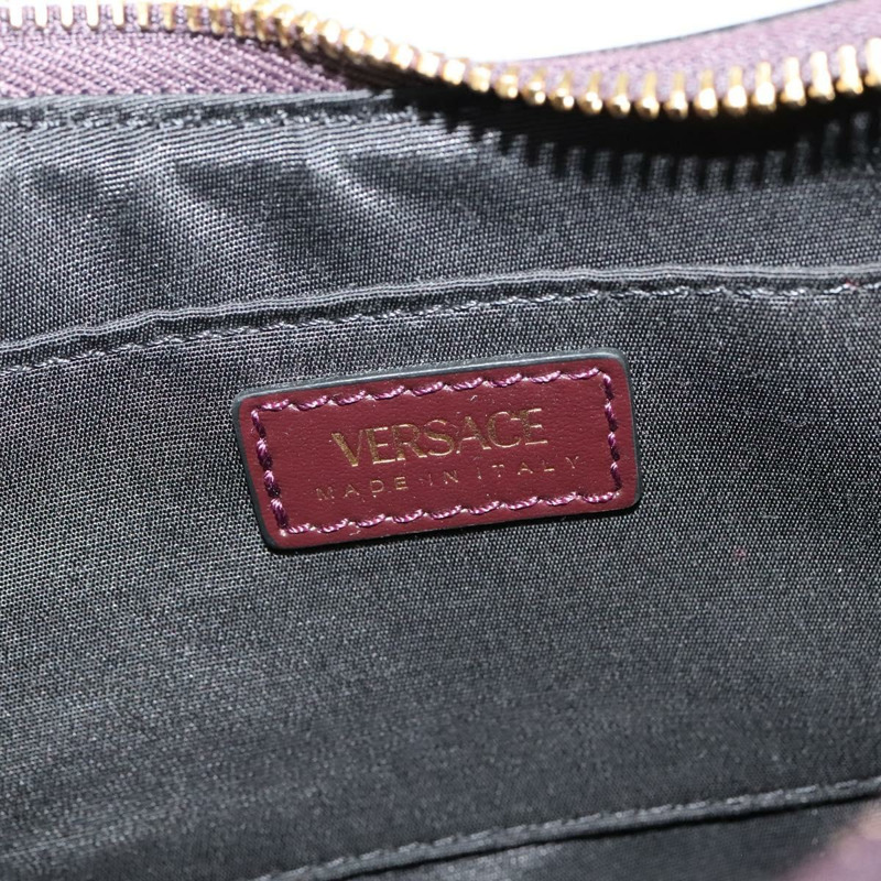 【日本直送】VERSACE 肩背包 皮革 2 使用 棕金色 正品 130287-8