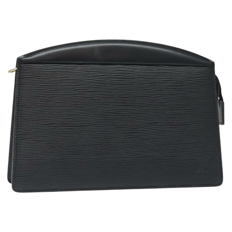 【日本直送】路易威登 Epi Trousse Crete 手拿包 黑色 M48402 LV 正品 131234-0