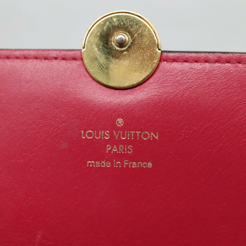 【日本直送】路易威登 Monogram Portefeuille Flor 緊湊型皮夾紫紅色 M64588 LV 128881-16