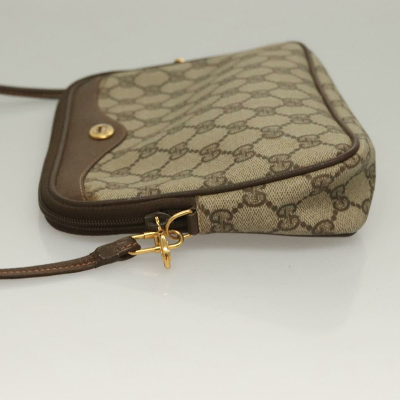 【日本直送】GUCCI GG Supreme 單肩包 PVC 米金色 97 02 068 正品 131941-3