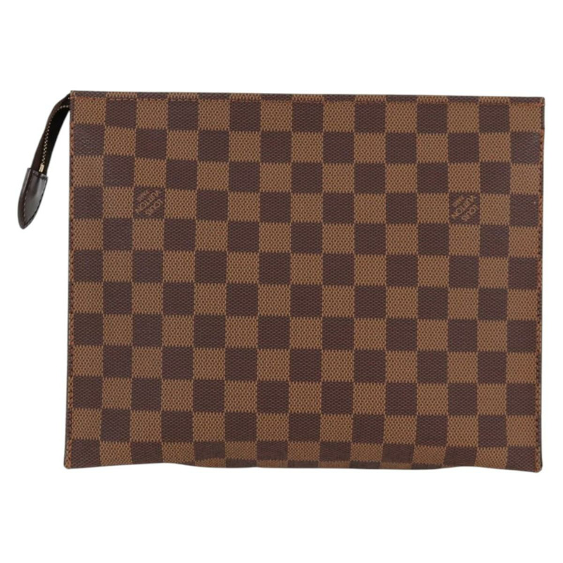 【日本直送】路易威登 Damier Ebene Poche 廁所 26 袋 N47543 LV 正品 132016V-1