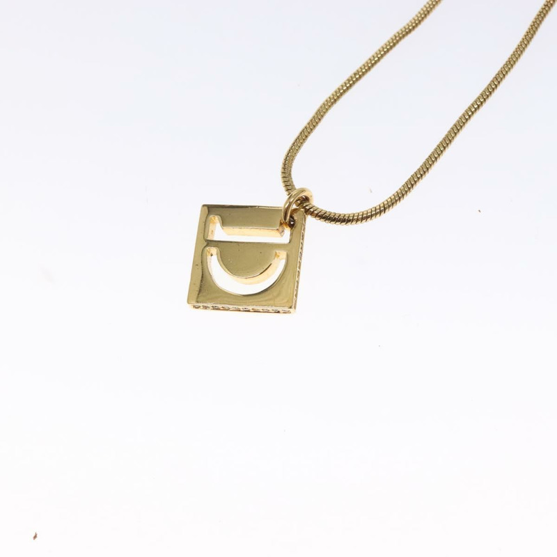 【日本直送】Christian Dior 項鍊 金屬 金 正品 132365-2