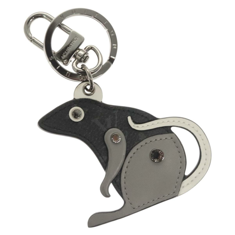 【日本直送】路易威登 Monogram Eclipse Porte ClesLV 老鼠吊飾 M68835 LV Auth 128809M-0