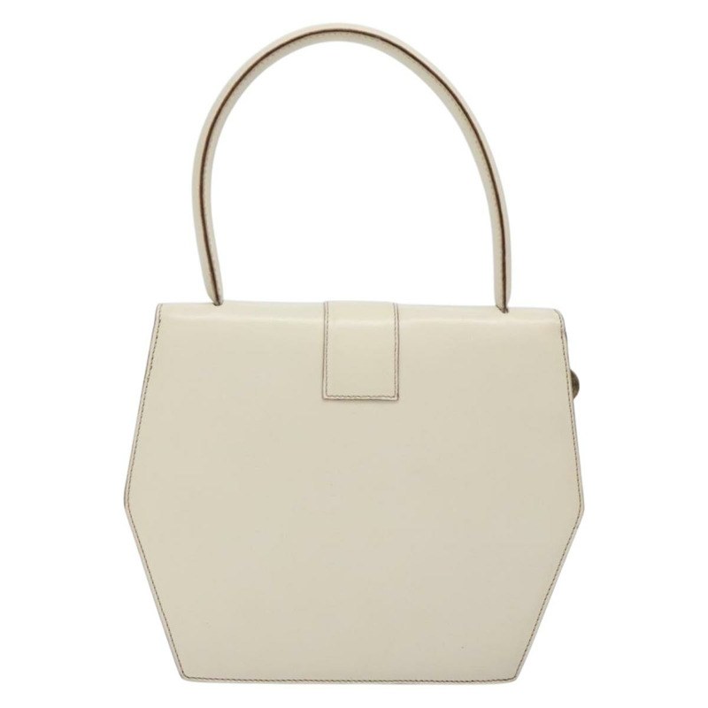 【日本直送】CELINE 手提包 皮革 白金色 正品 131726-1