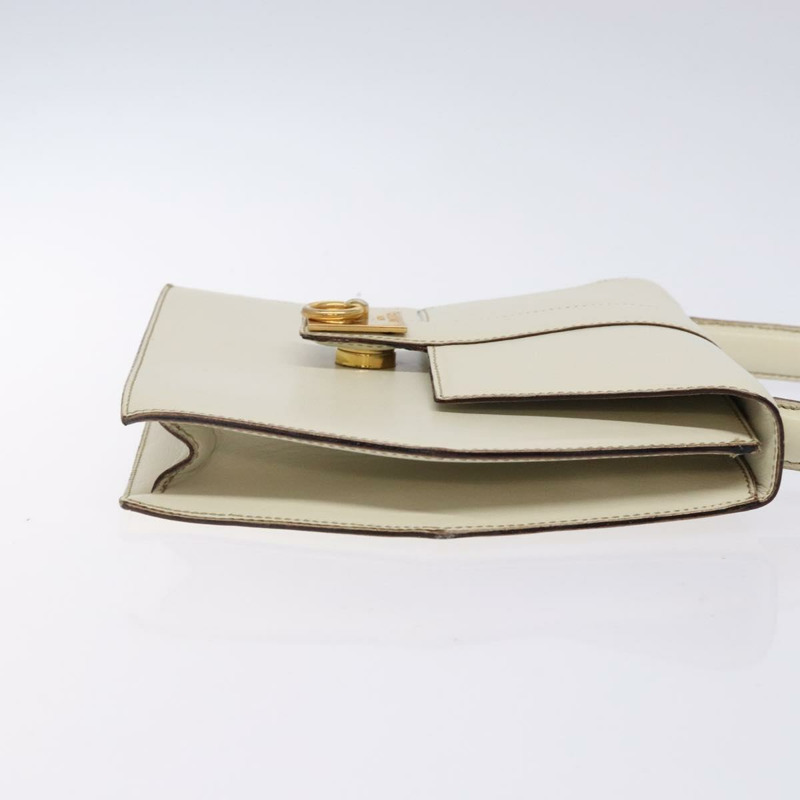 【日本直送】CELINE 手提包 皮革 白金色 正品 131726-2