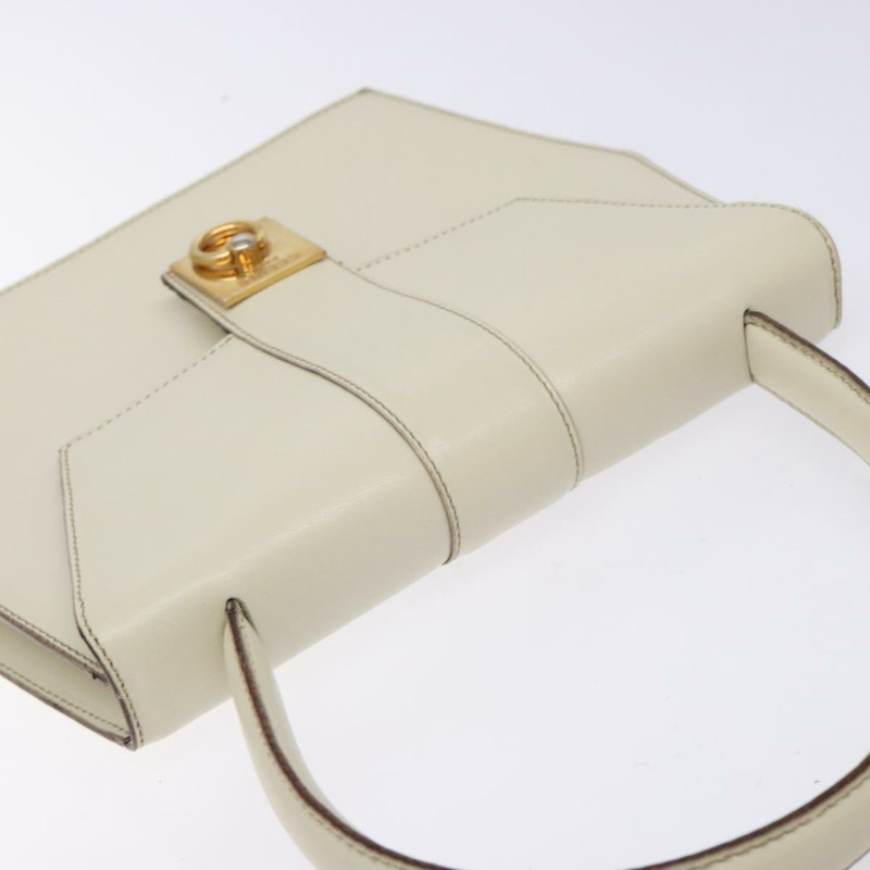 【日本直送】CELINE 手提包 皮革 白金色 正品 131726-5