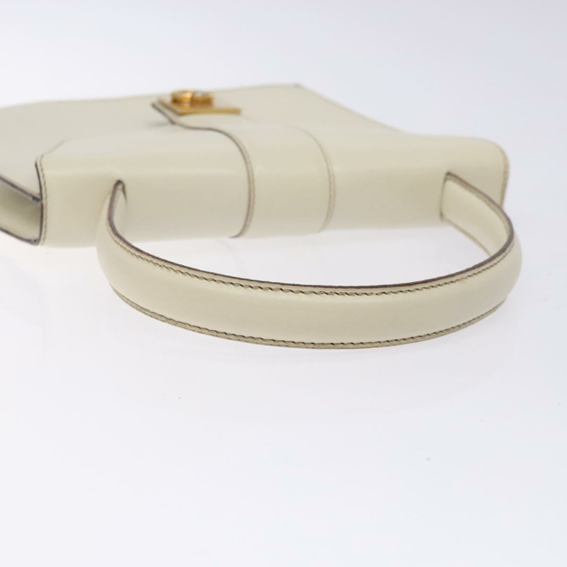 【日本直送】CELINE 手提包 皮革 白金色 正品 131726-6