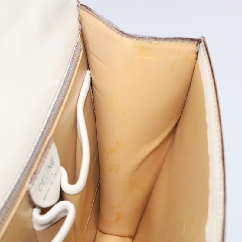 【日本直送】CELINE 手提包 皮革 白金色 正品 131726-19
