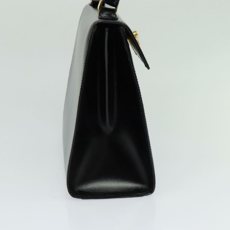 【日本直送】CELINE 手提包 皮革 2way 黑色 金色 Auth 132617-2