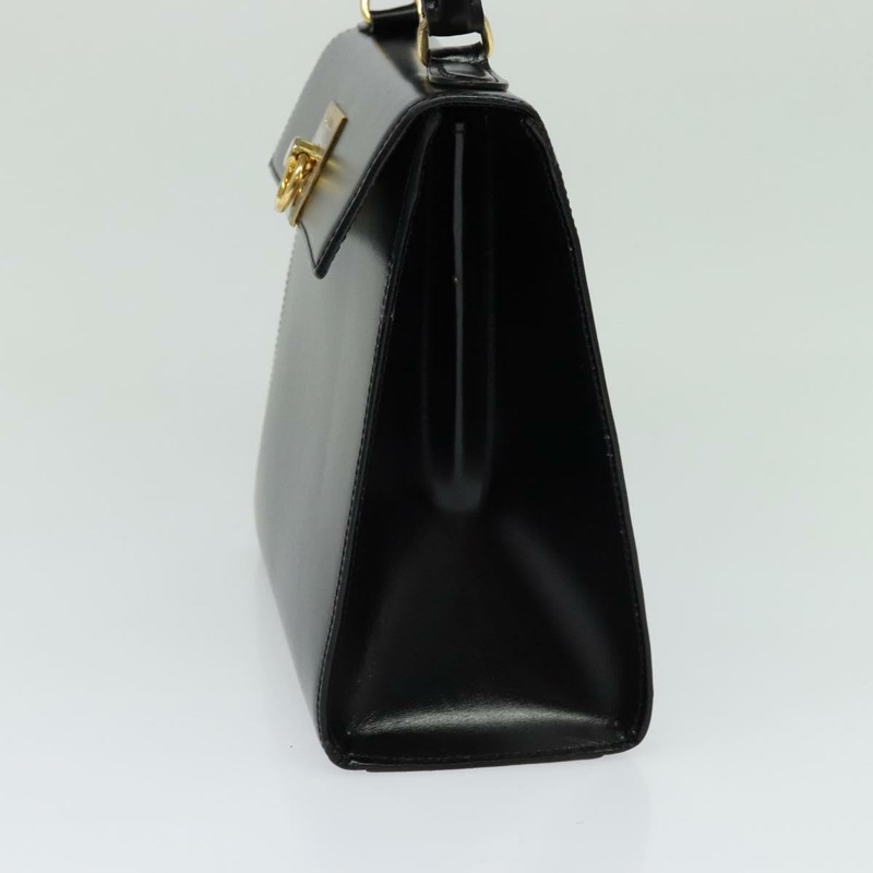 【日本直送】CELINE 手提包 皮革 2way 黑色 金色 Auth 132617-3