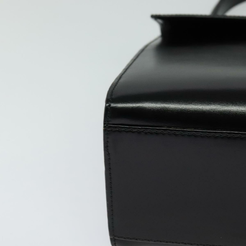 【日本直送】CELINE 手提包 皮革 2way 黑色 金色 Auth 132617-7