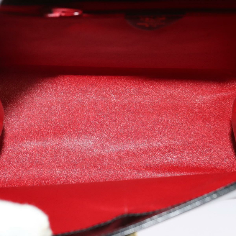 【日本直送】CELINE 手提包 皮革 2way 黑色 金色 Auth 132617-10