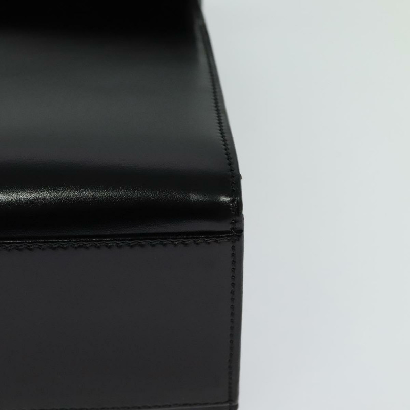 【日本直送】CELINE 手提包 皮革 2way 黑色 金色 Auth 132617-14