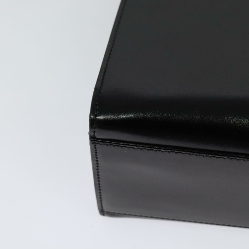 【日本直送】CELINE 手提包 皮革 2way 黑色 金色 Auth 132617-15