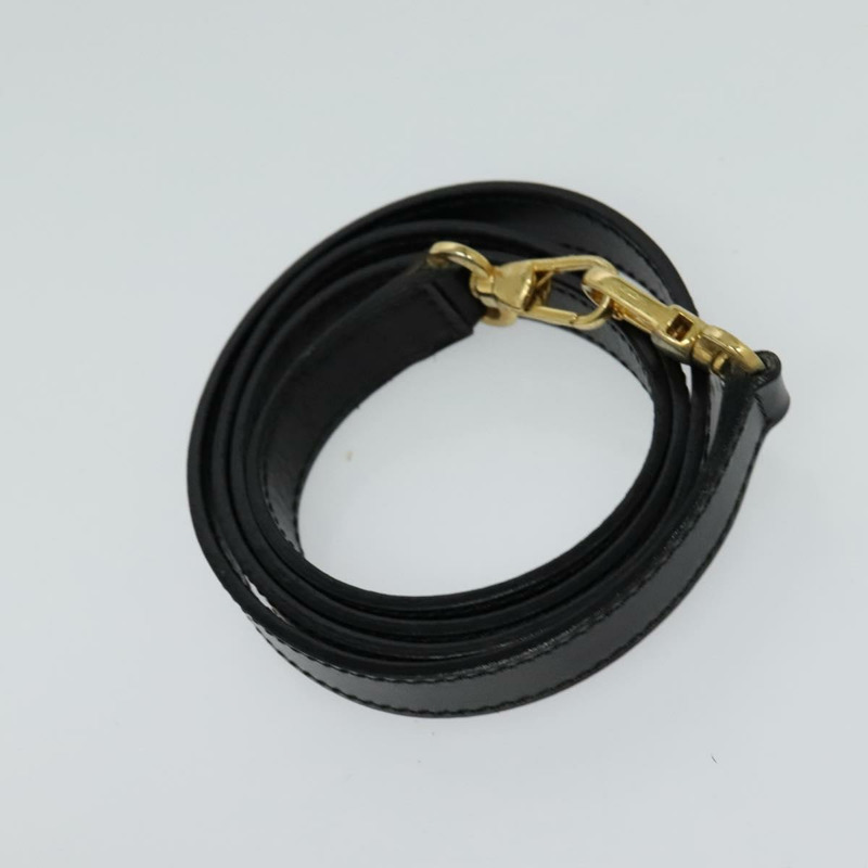【日本直送】CELINE 手提包 皮革 2way 黑色 金色 Auth 132617-20