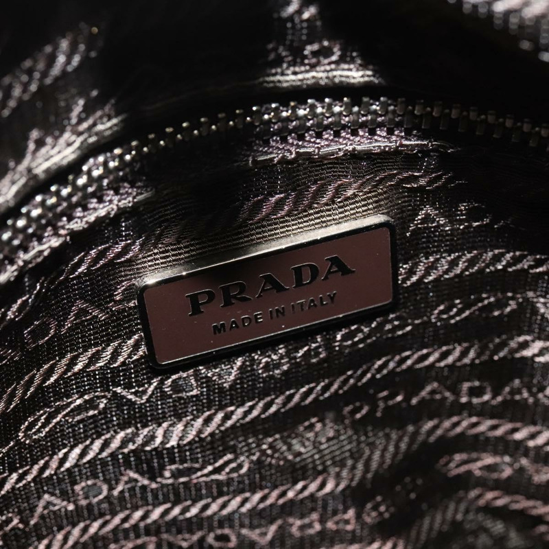 【日本直送】PRADA 單肩包 尼龍 卡其色 銀色 正品 132522-18
