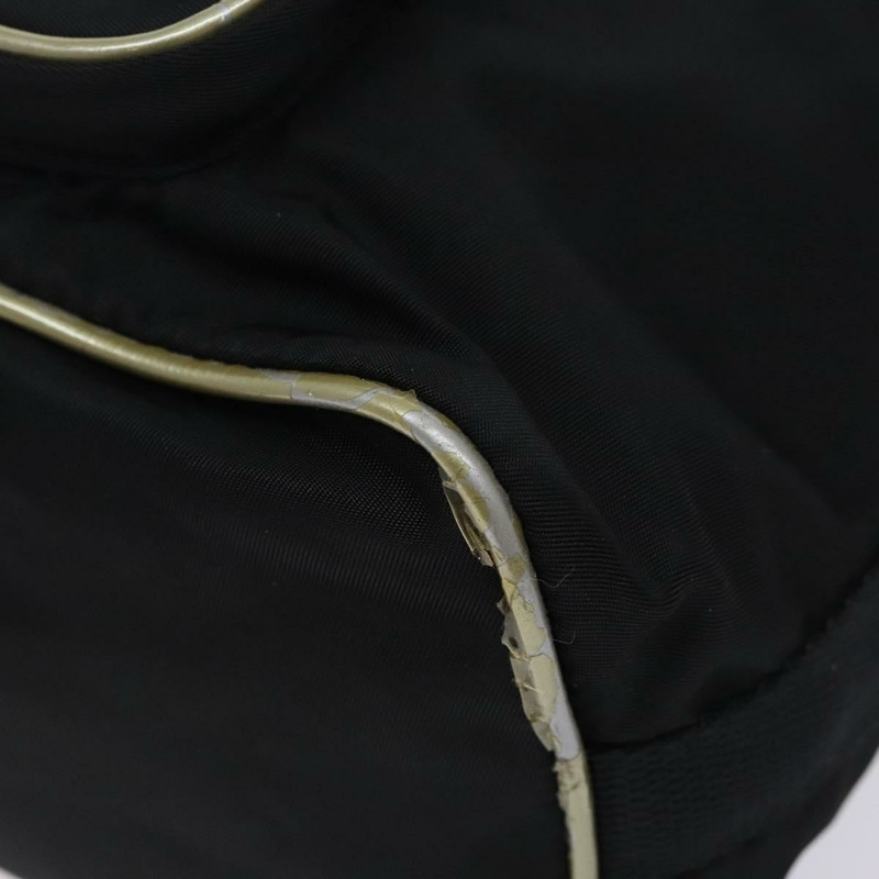 【日本直送】PRADA 尼龍手提包 黑色 銀色 正品 132573-7