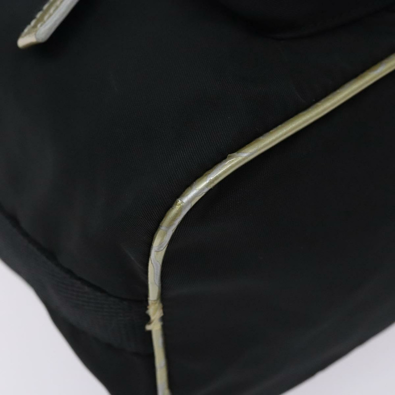 【日本直送】PRADA 尼龍手提包 黑色 銀色 正品 132573-14