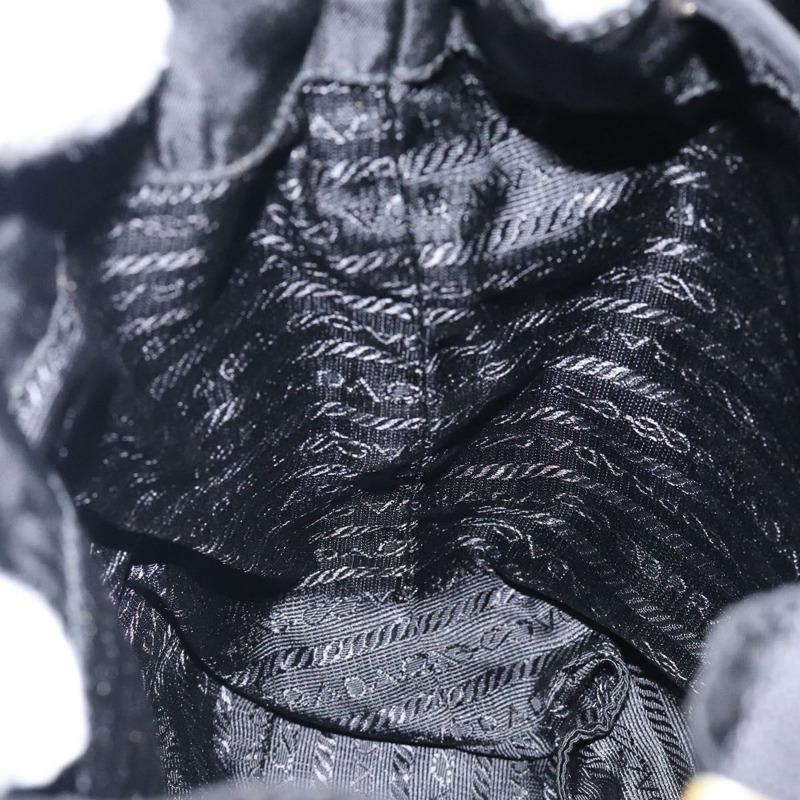 【日本直送】PRADA 尼龍手提包 黑色 銀色 正品 132573-21