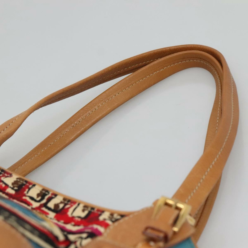 【日本直送】PRADA 手提包 帆布 海軍藍 金色 正品 132825V-13