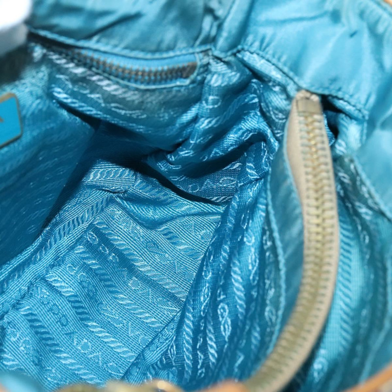 【日本直送】PRADA 手提包 帆布 海軍藍 金色 正品 132825V-20