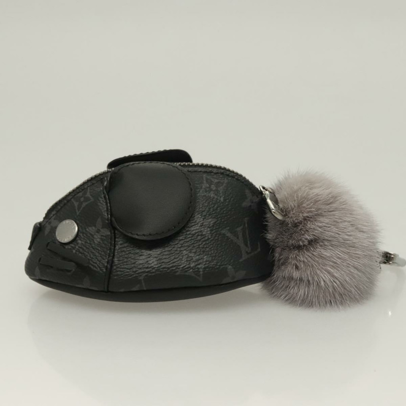 【日本直送】路易威登 Monogram Eclipse LV Chinchilla 零錢包 M00962 LV Auth 133207-2