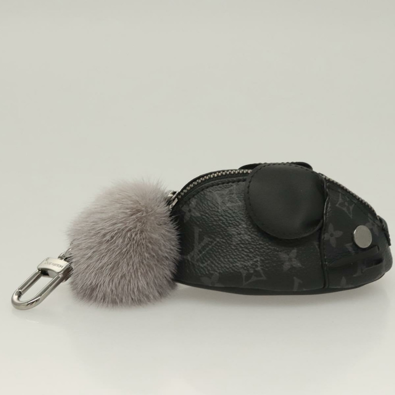 【日本直送】路易威登 Monogram Eclipse LV Chinchilla 零錢包 M00962 LV Auth 133207-3