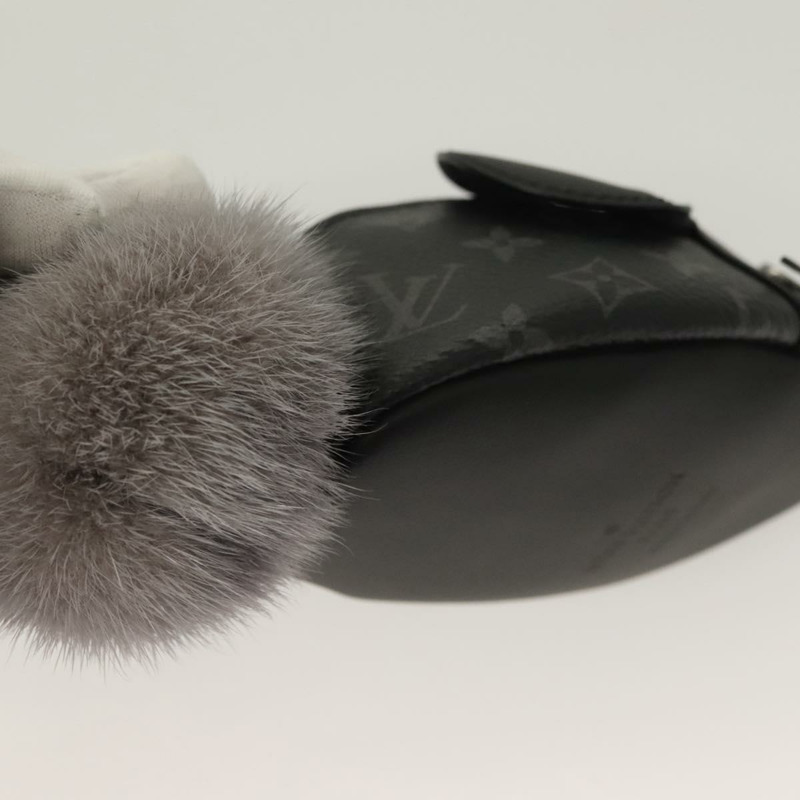 【日本直送】路易威登 Monogram Eclipse LV Chinchilla 零錢包 M00962 LV Auth 133207-8