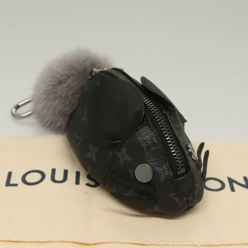 【日本直送】路易威登 Monogram Eclipse LV Chinchilla 零錢包 M00962 LV Auth 133207-11