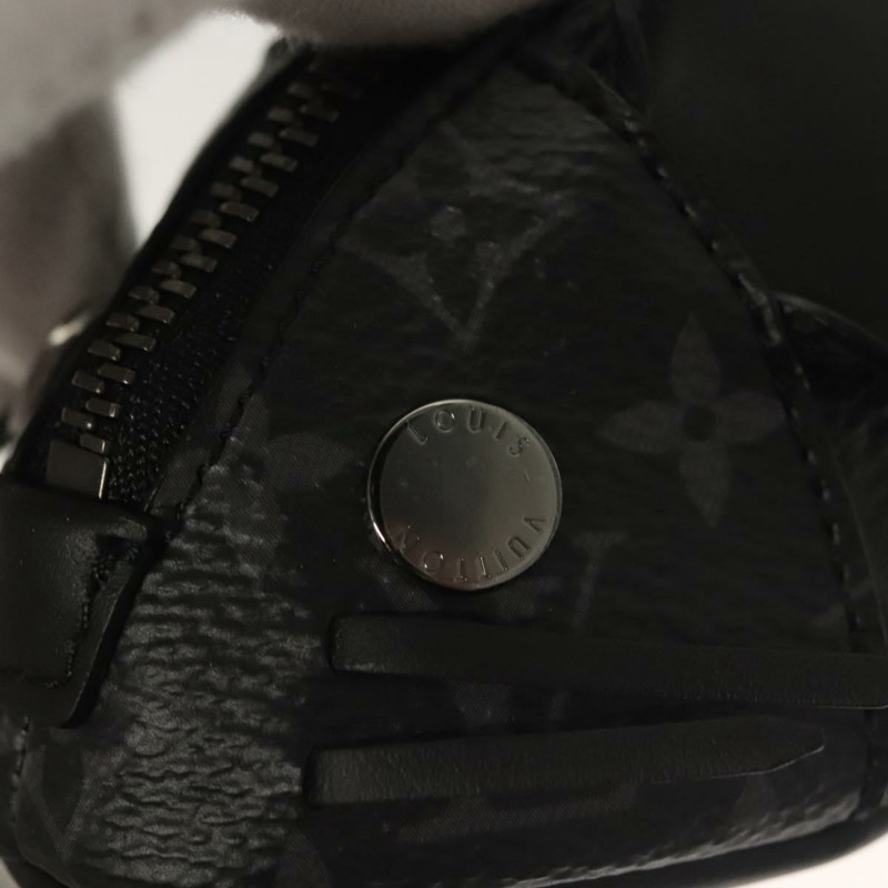 【日本直送】路易威登 Monogram Eclipse LV Chinchilla 零錢包 M00962 LV Auth 133207-16