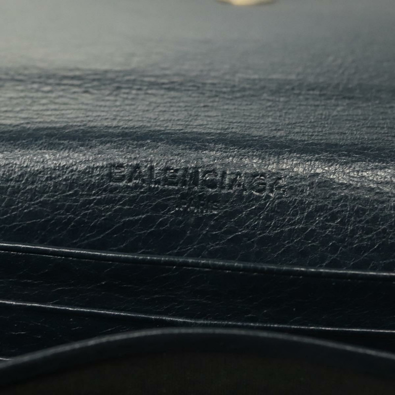 【日本直送】BALENCIAGA Giant Money 長版皮夾 皮革 海軍藍 233599 正品 133180-16