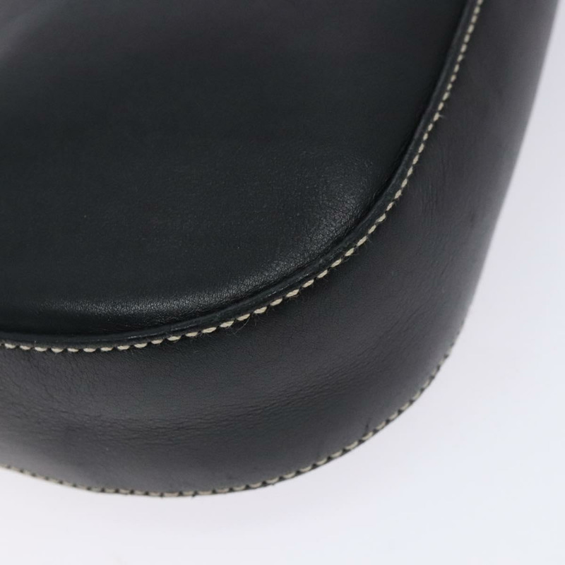 【日本直送】Salvatore Ferragamo Gancini 單肩包，黑色銀色皮革，正品編號 133590-15