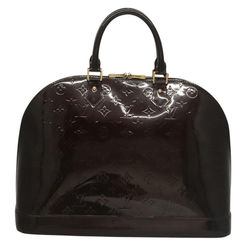 【日本直送】路易威登 Monogram Vernis Alma GM 手提包 Amarante M93595 LV 授權 132917-1