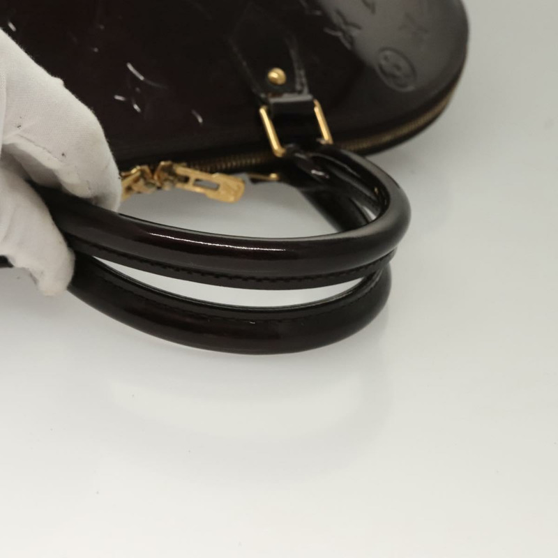 【日本直送】路易威登 Monogram Vernis Alma GM 手提包 Amarante M93595 LV 授權 132917-6