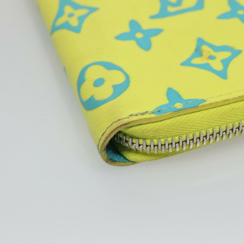 【日本直送】路易威登 Playground Zippy 直式錢包 黃色 M82005 正品 132783-13