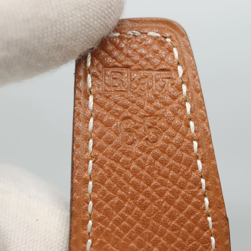 【日本直送】愛馬仕 Constance 皮帶，金色/藍色，真皮，貨號 133264-10