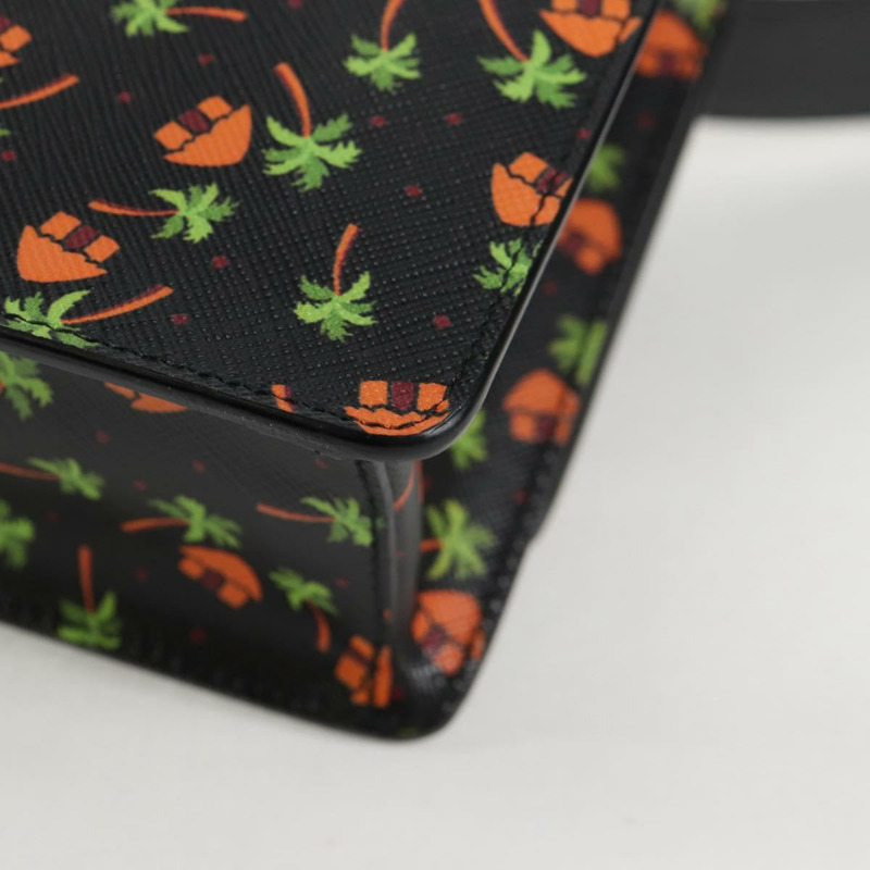 【日本直送】PRADA 黑色金色皮革肩背包，正品編號 134572V-16